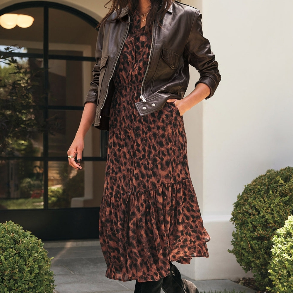 Mossimo Brown Leather Jacket